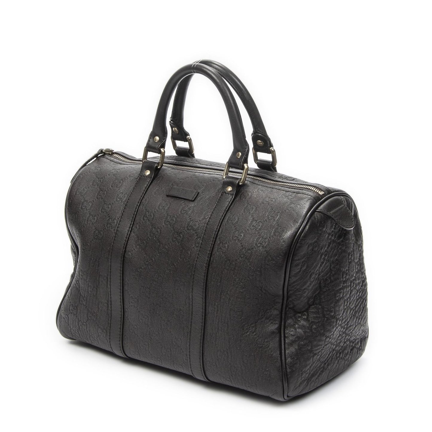Gucci Medium Boston Dark Brown Guccissima Shoulder Bag — view 2