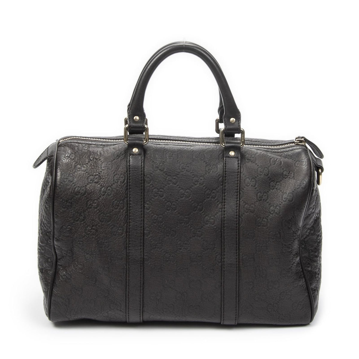 Gucci Medium Boston Dark Brown Guccissima Shoulder Bag — view 5