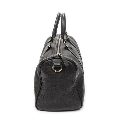 Gucci Medium Boston Dark Brown Guccissima Shoulder Bag — view 4