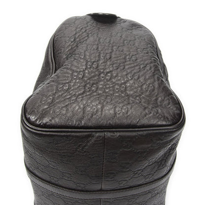 Gucci Medium Boston Dark Brown Guccissima Shoulder Bag — view 8