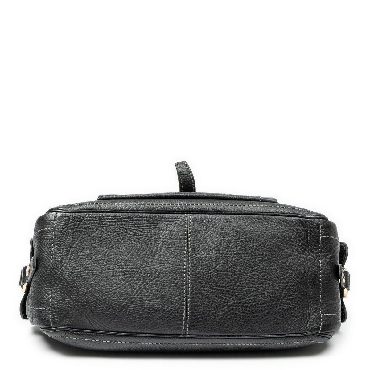 Celine Boogie Bag Black Grain Calfskin Leather — view 6