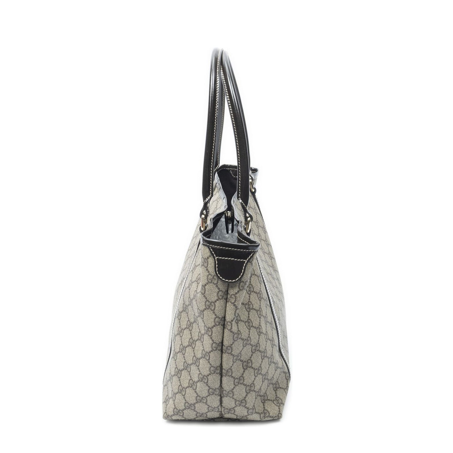 Gucci Medium Joy Tote Beige Brown Supreme Canvas — view 3