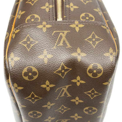Louis Vuitton Deauville Brown Monogram Canvas Handbag — view 8