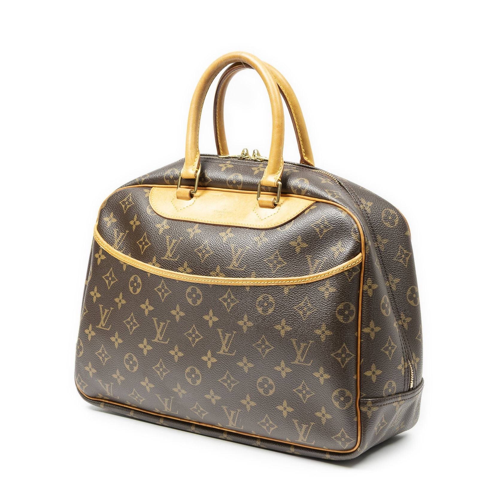 Louis Vuitton Deauville Brown Monogram Canvas Handbag — view 2