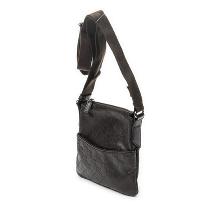 Gucci Zip Messenger Brown Guccissima — view 2