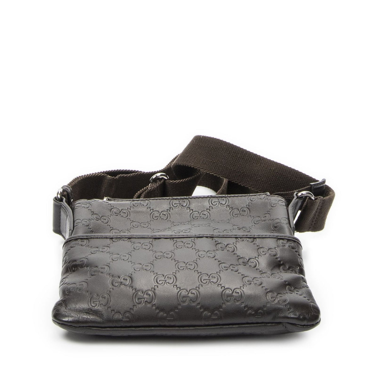 Gucci Zip Messenger Brown Guccissima — view 6