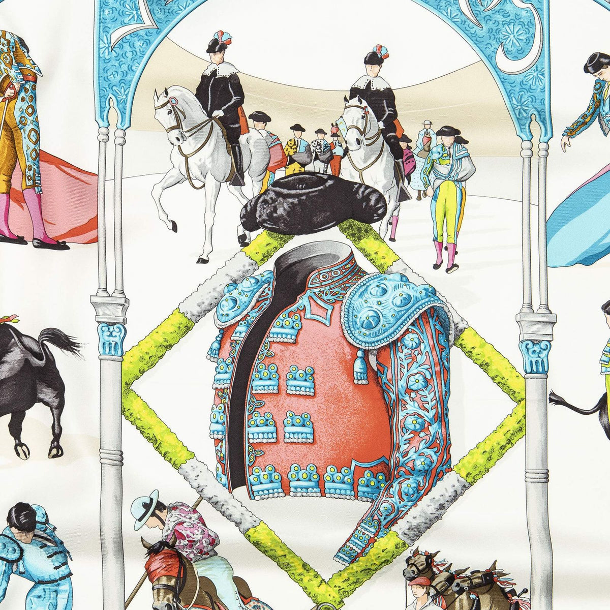 Hermes Scarf White — view 3