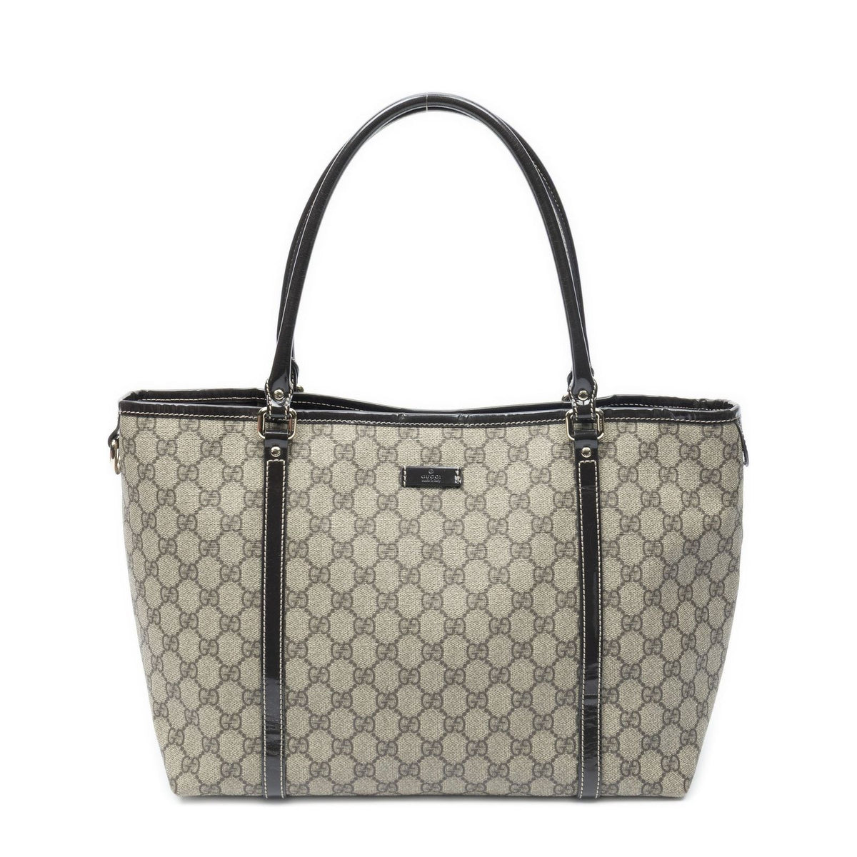 Gucci Medium Joy Tote Beige Brown Supreme Canvas