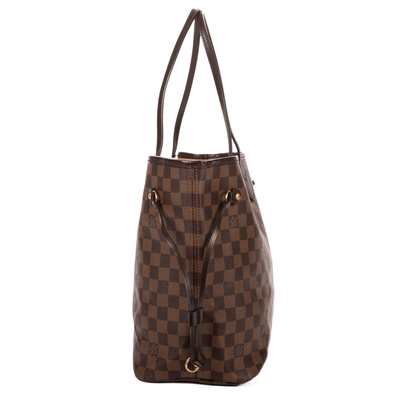 Louis Vuitton Neverfull Brown Damier Ebene Tote — view 4