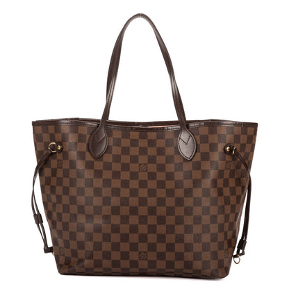 Louis Vuitton Neverfull Brown Damier Ebene Tote