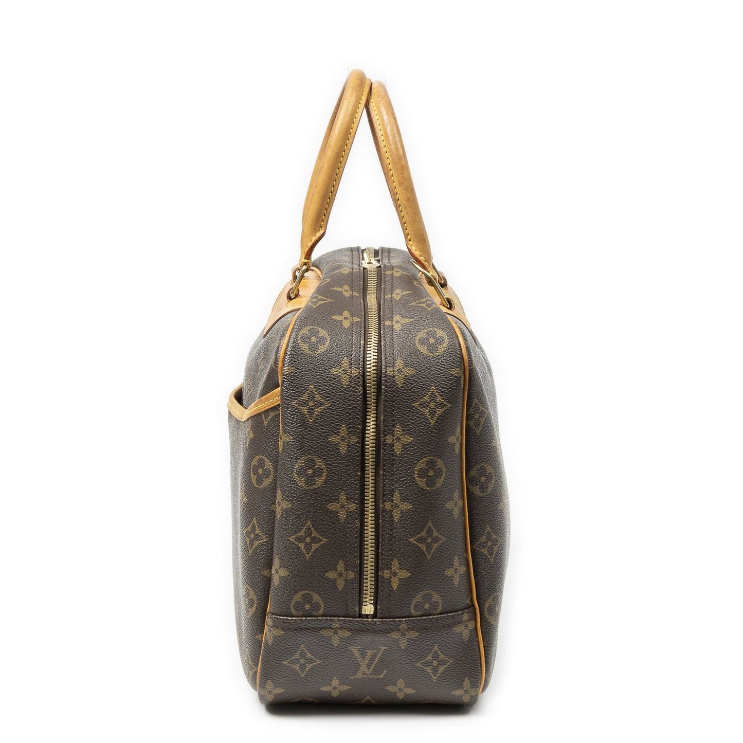 Louis Vuitton Deauville Brown Monogram Canvas Handbag — view 3
