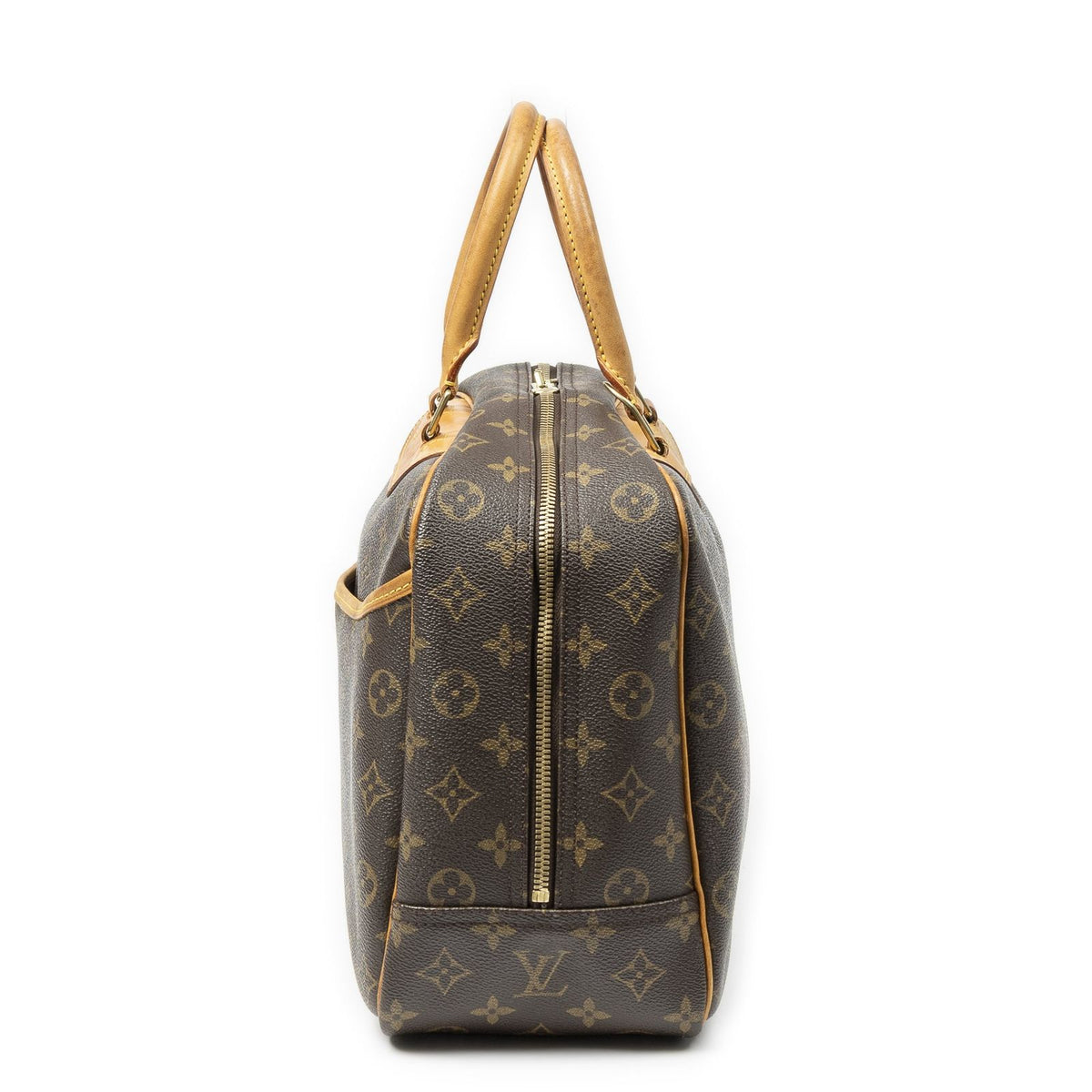 Louis Vuitton Deauville Brown Monogram Canvas Handbag — view 3