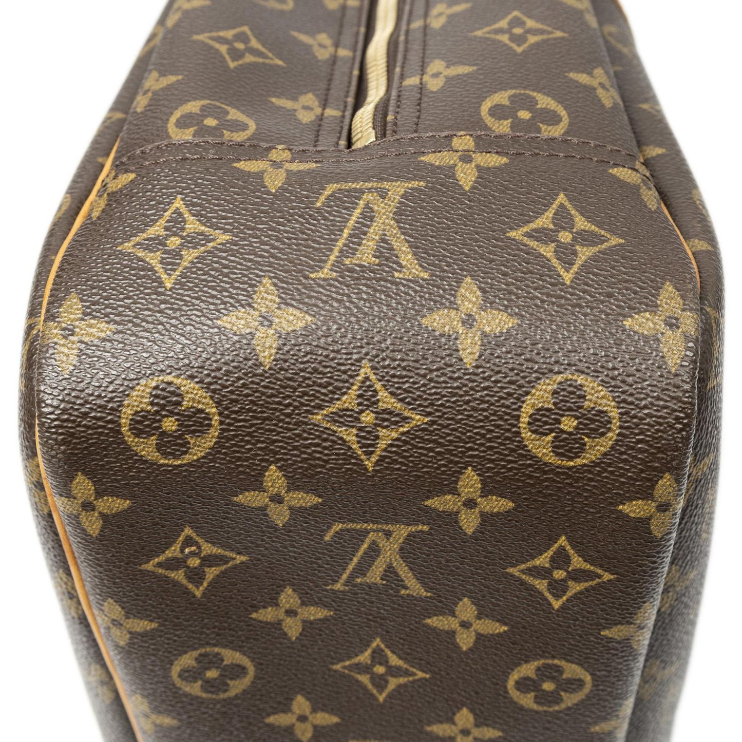 Louis Vuitton Deauville Brown Monogram Canvas Handbag — view 8
