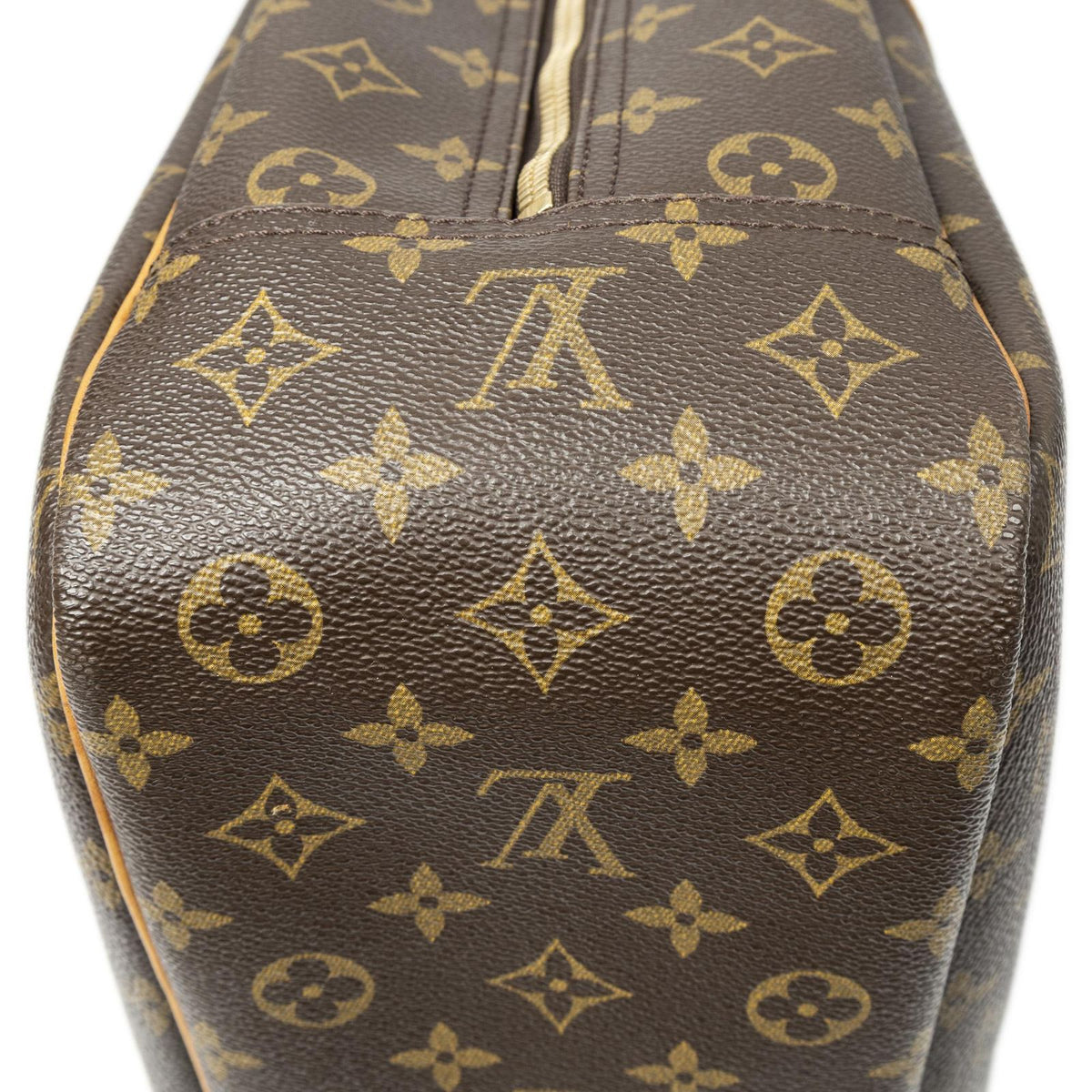 Louis Vuitton Deauville Brown Monogram Canvas Handbag — view 8