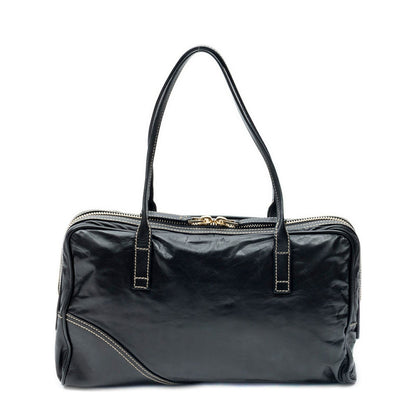 Gucci Brit Satchel Black Smooth Leather — view 5