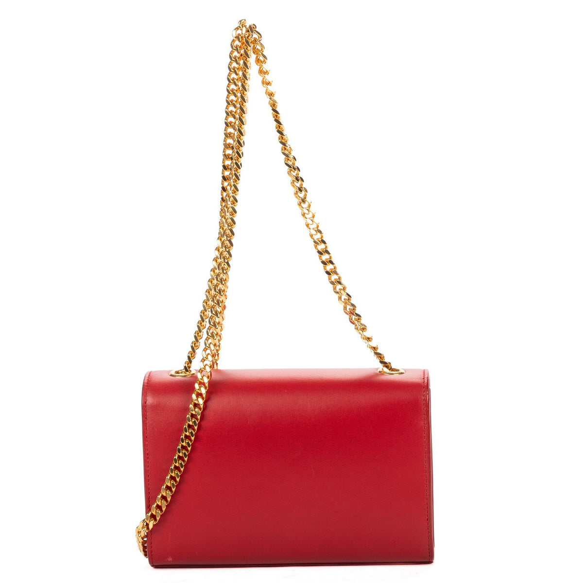 Saint Laurent Mini Tassel Kate Red Smooth Calfskin Shoulder Bag — view 5