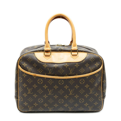 Louis Vuitton Deauville Brown Monogram Canvas Handbag