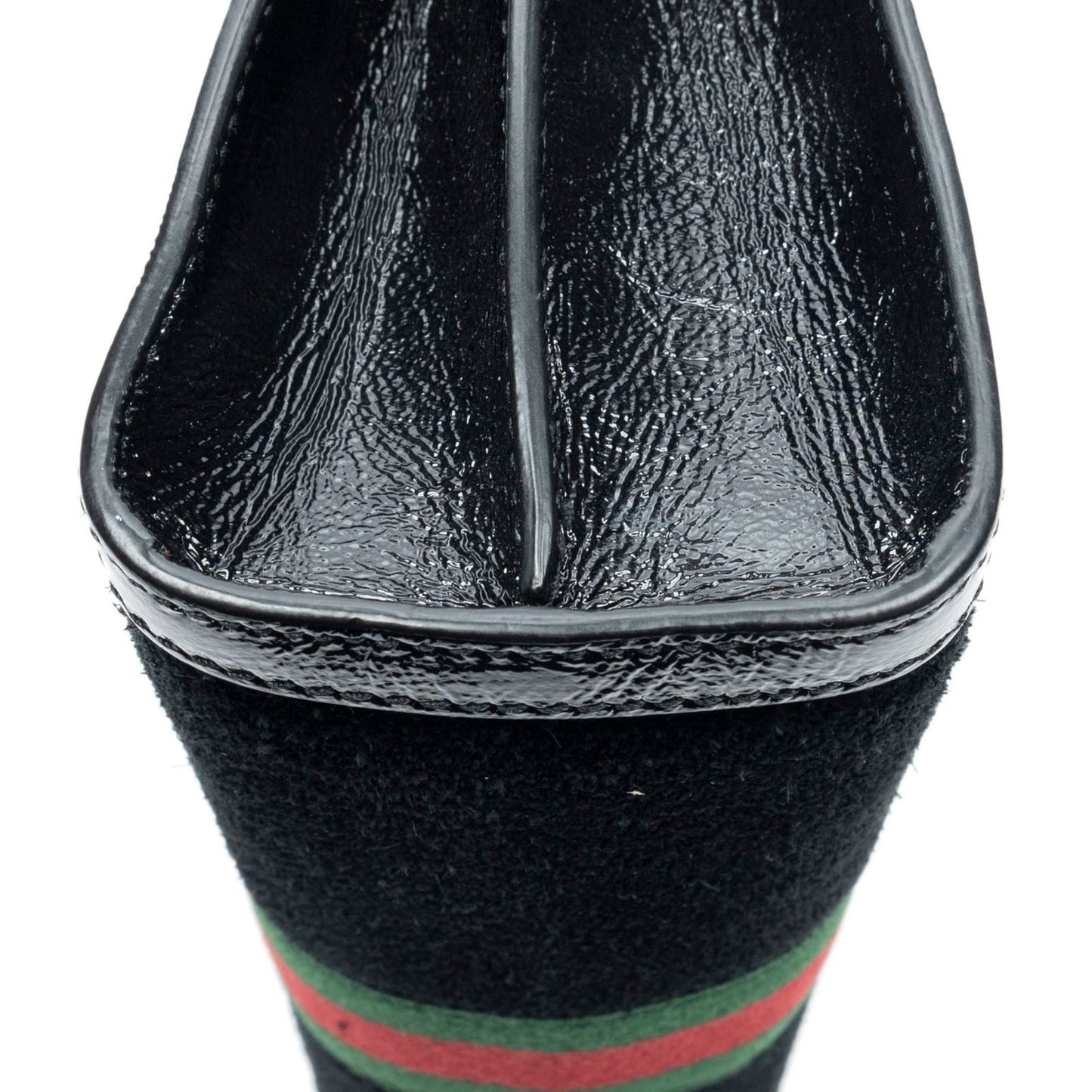 Gucci Small Web GG Ophidia Black Suede Leather Shoulder Bag — view 7