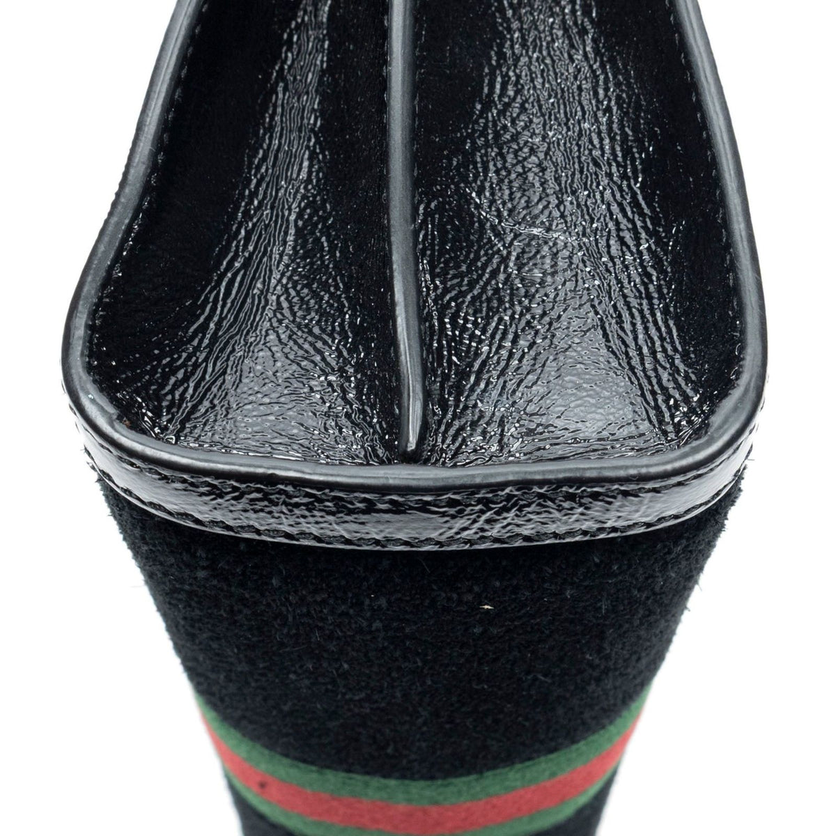 Gucci Small Web GG Ophidia Black Suede Leather Shoulder Bag — view 7