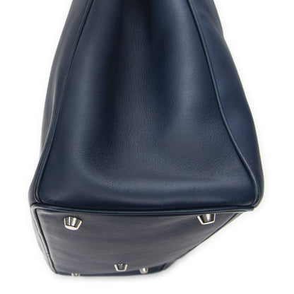 Dior Large Diorissimo Tote Blue Calfskin Leather — view 7