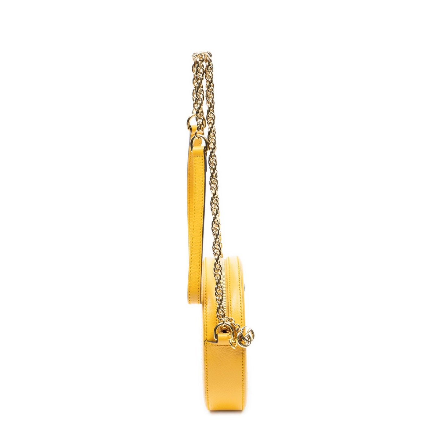Gucci Mini Web Ophidia Crossbody Yellow Beige Floral Print Supreme Canvas — view 4