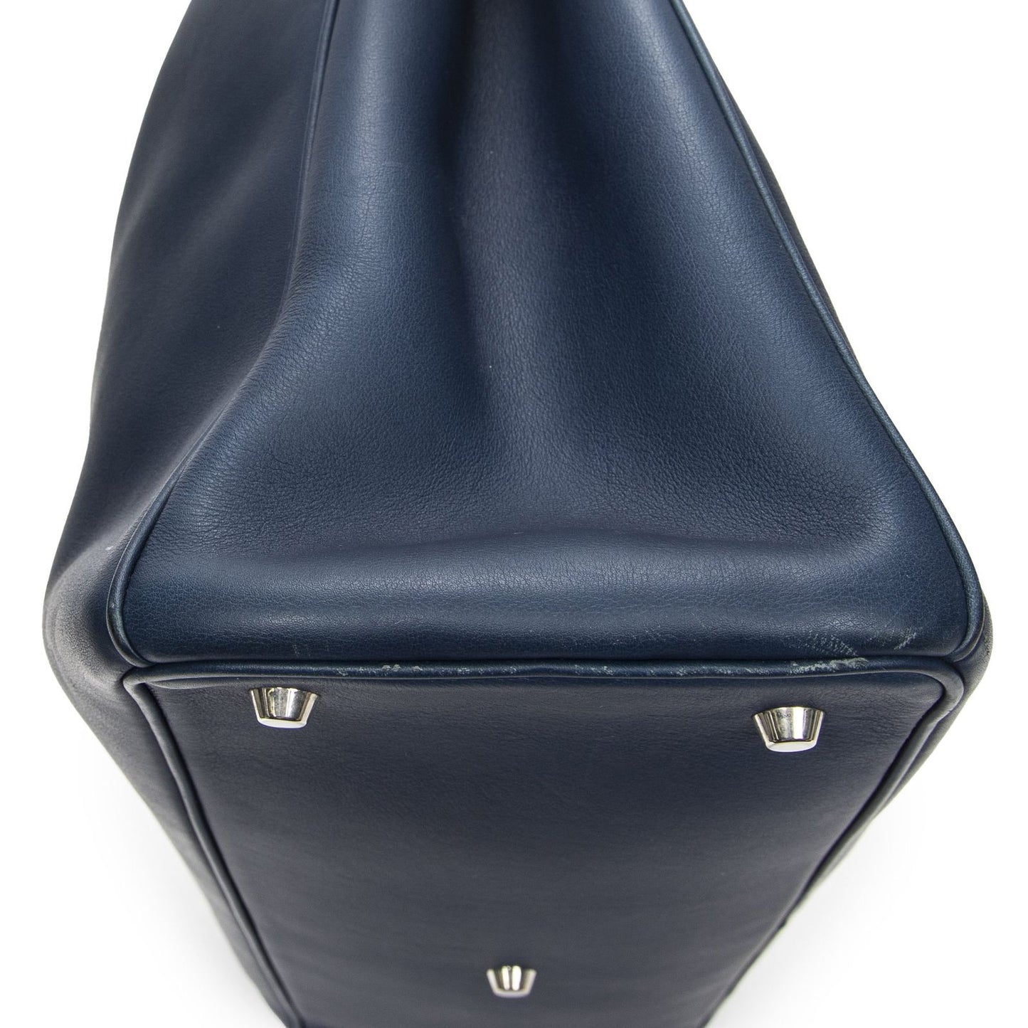 Dior Large Diorissimo Tote Blue Calfskin Leather — view 8