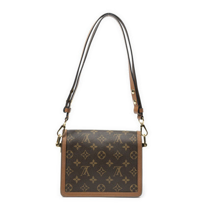 Louis Vuitton Mini Dauphine Brown Monogram Vernis Shoulder Bag — view 5