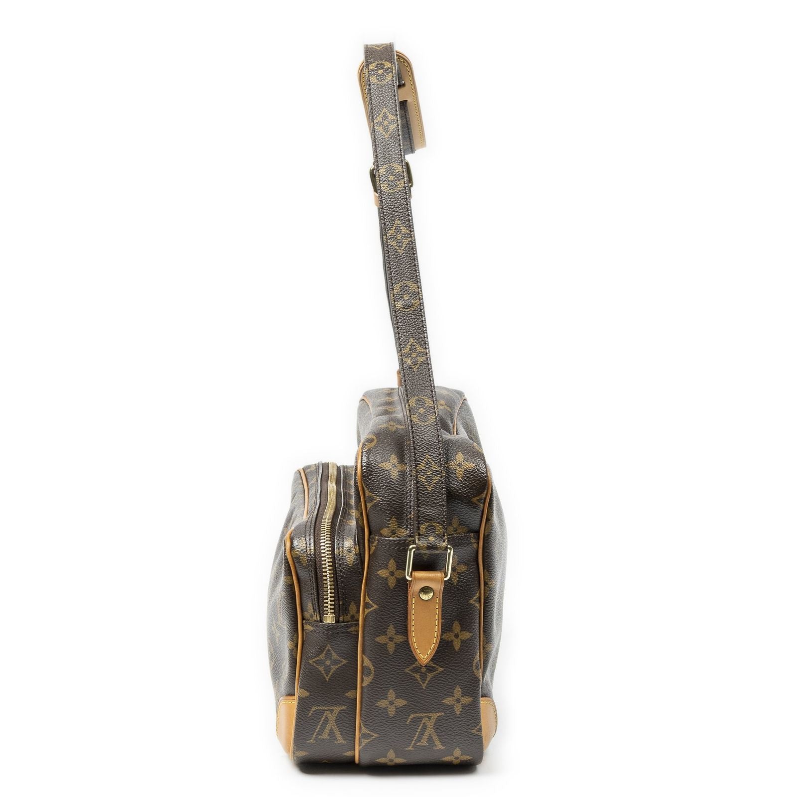 Louis Vuitton Neil Brown Monogram Canvas Shoulder Bag — view 3
