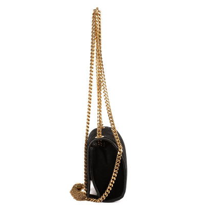 Saint Laurent Kate Tassel Black Suede Leather Shoulder Bag — view 3