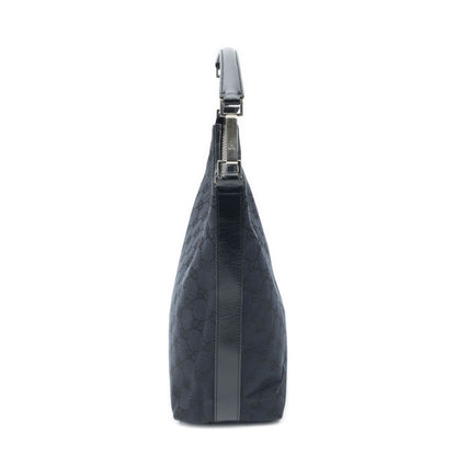 Gucci Vintage Mini Zip Hobo Black GG Canvas — view 4