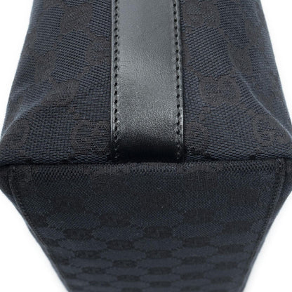 Gucci Vintage Mini Zip Hobo Black GG Canvas — view 7