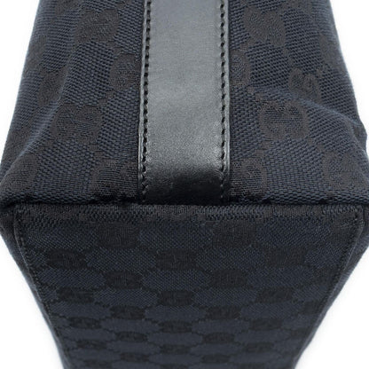 Gucci Vintage Mini Zip Hobo Black GG Canvas — view 8
