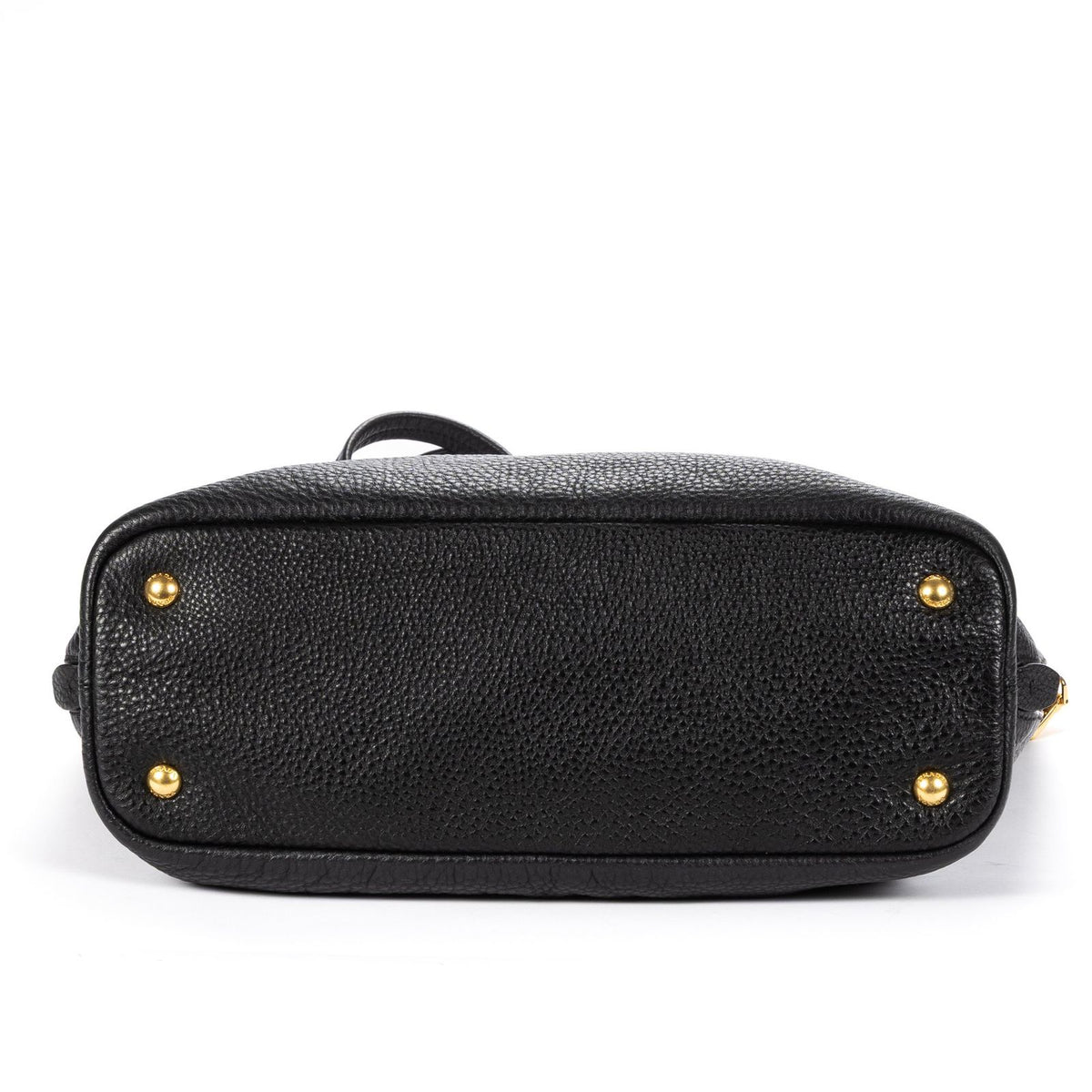 Prada 2-Way Tote Black Vitello Daino — view 6