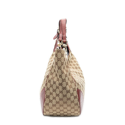 Gucci Charlotte Tote Red Beige GG Canvas — view 3
