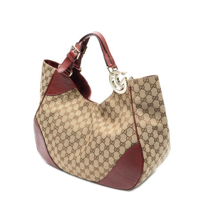 Gucci Charlotte Tote Red Beige GG Canvas — view 2