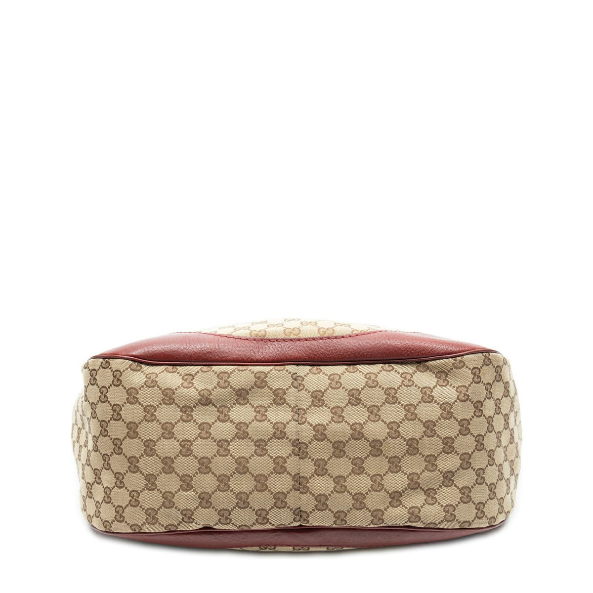 Gucci Charlotte Tote Red Beige GG Canvas — view 6