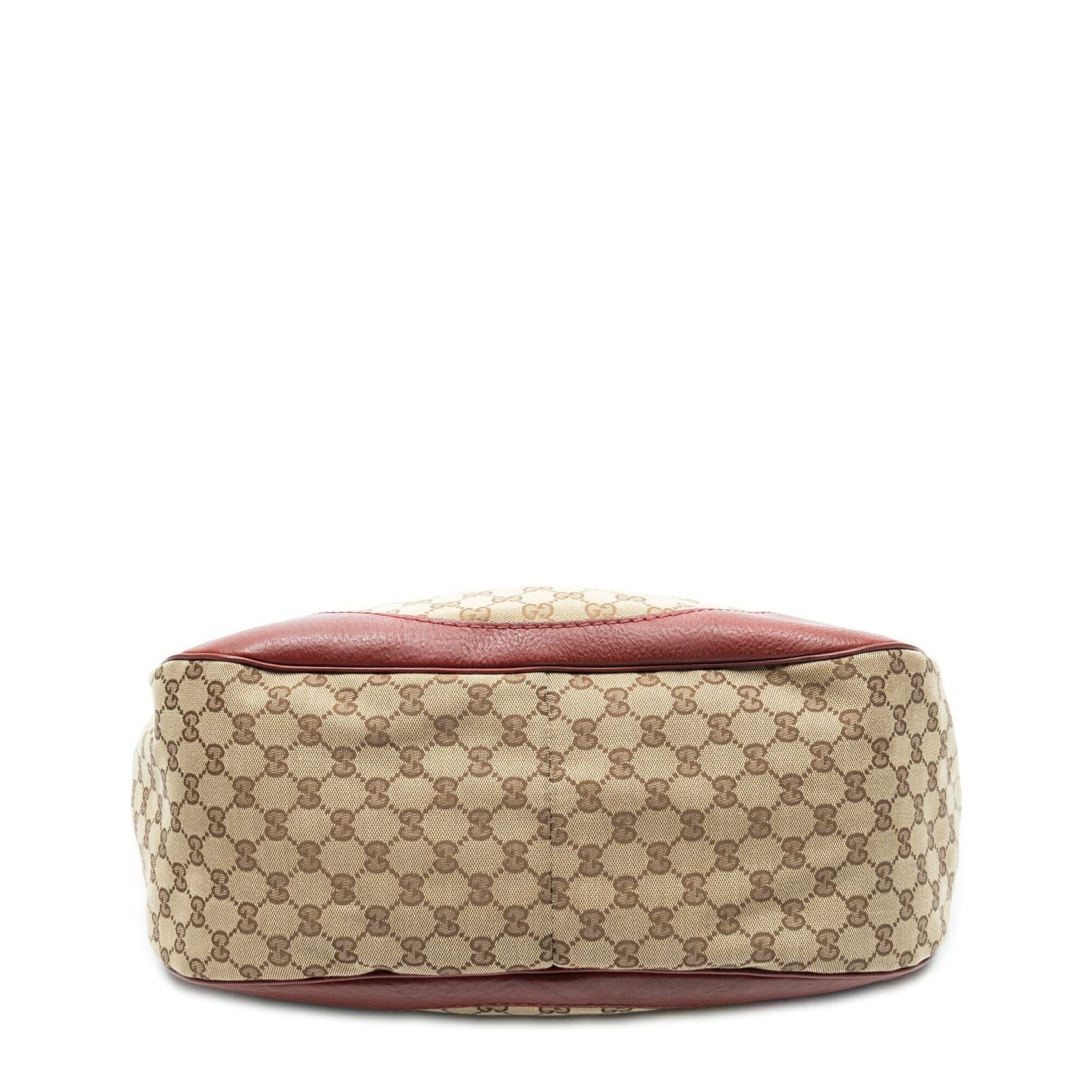 Gucci Charlotte Tote Red Beige GG Canvas — view 6