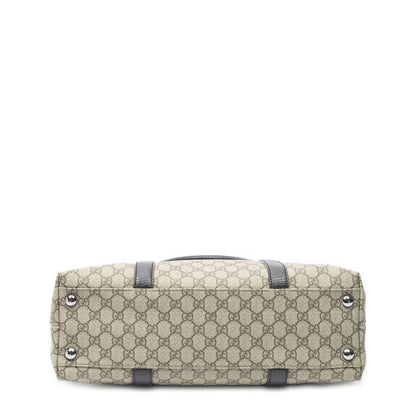Gucci Large Open Tote Beige Brown GG Canvas — view 6