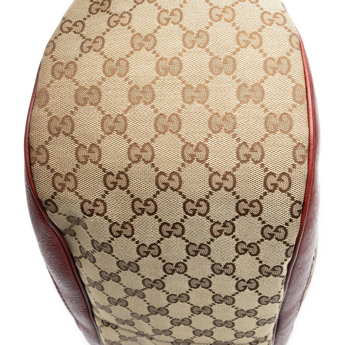 Gucci Charlotte Tote Red Beige GG Canvas — view 7