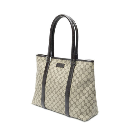 Gucci Large Open Tote Beige Brown GG Canvas — view 2
