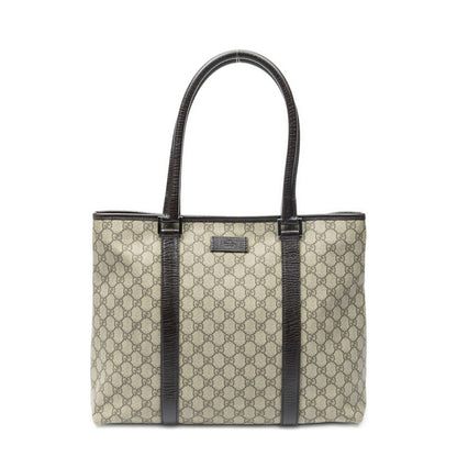 Gucci Large Open Tote Beige Brown GG Canvas