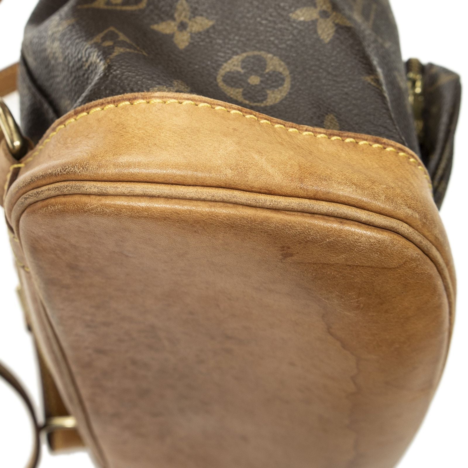 Louis Vuitton Montsouris Brown Monogram Canvas Backpack — view 7