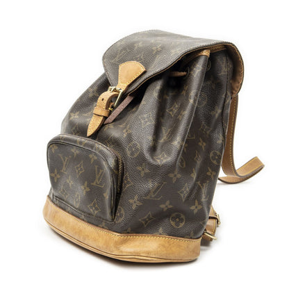 Louis Vuitton Montsouris Brown Monogram Canvas Backpack — view 2