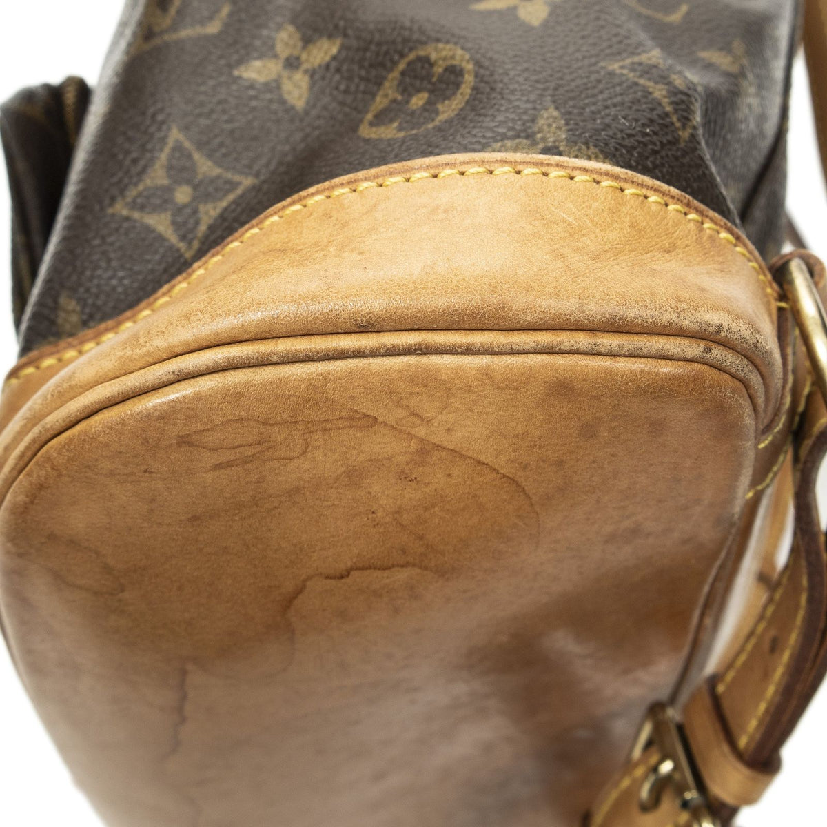Louis Vuitton Montsouris Brown Monogram Canvas Backpack — view 8