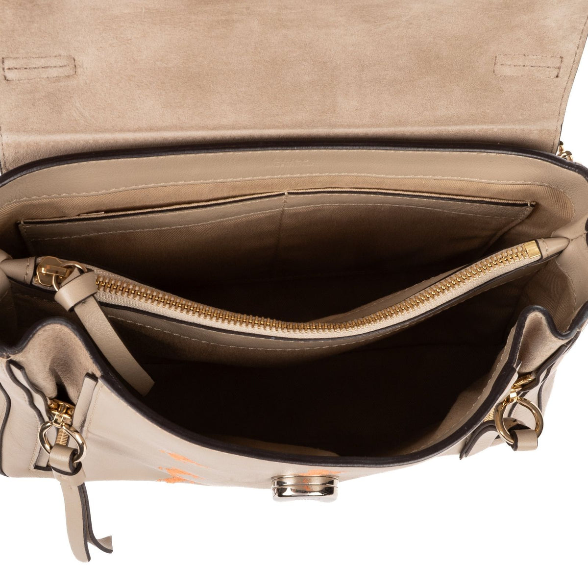 Prada Large Double Zip Galleria Tote Light Blue Saffiano Leather — view 5