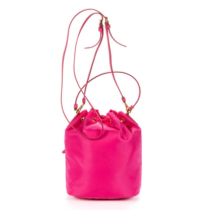 Prada Re-Nylon Duet Bucket Bag Pink Nylon — view 5
