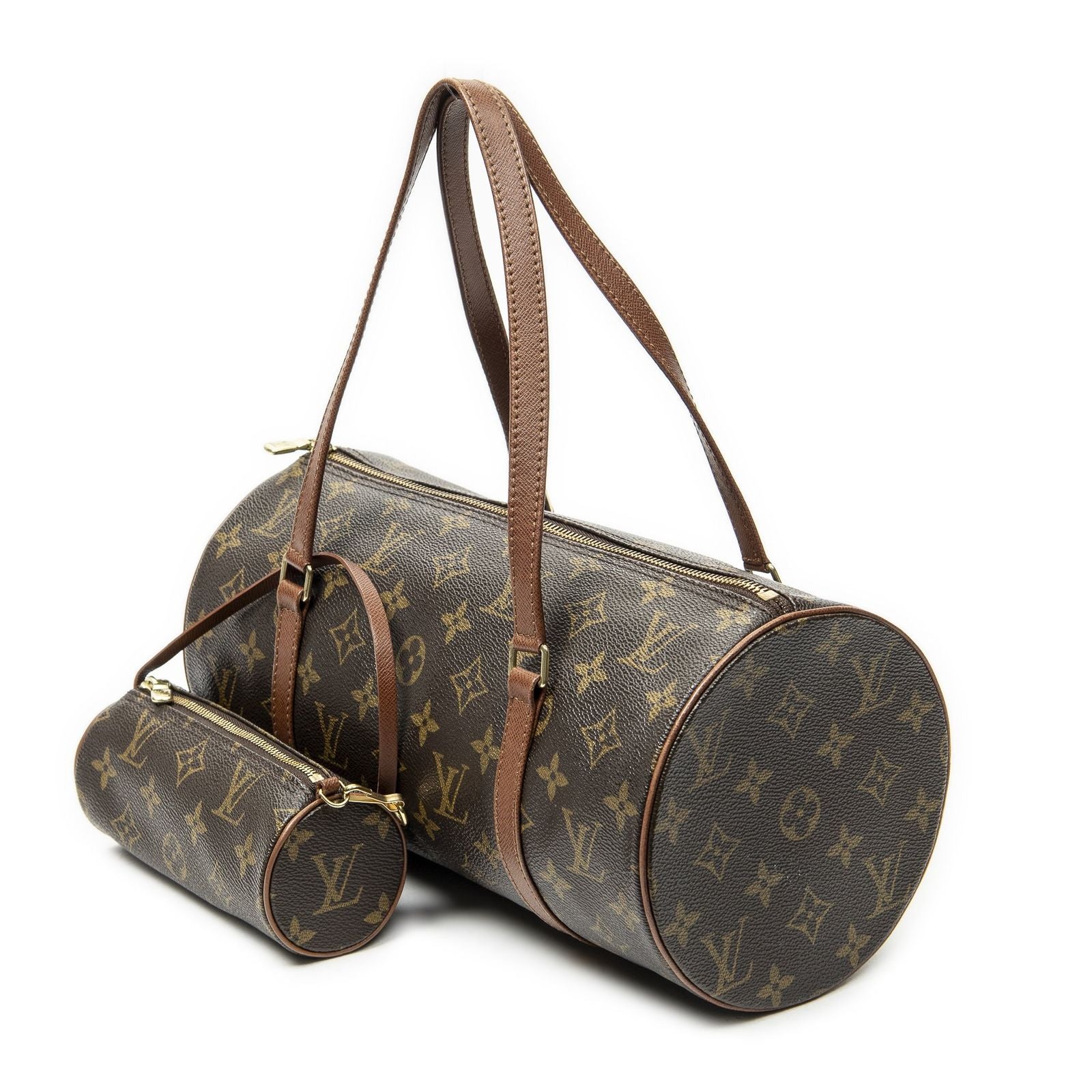 Louis Vuitton Papillon Brown Monogram Canvas Handbag — view 2