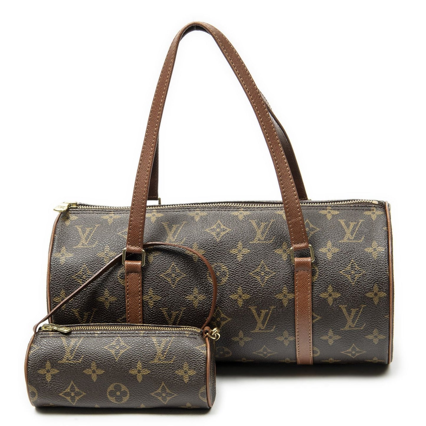 Louis Vuitton Papillon Brown Monogram Canvas Handbag