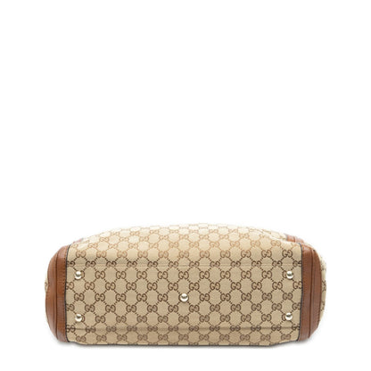 Gucci Falabella Tote Brown Beige GG Canvas — view 6