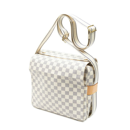 Louis Vuitton Naviglio Ivory Damier Azur Shoulder Bag — view 2